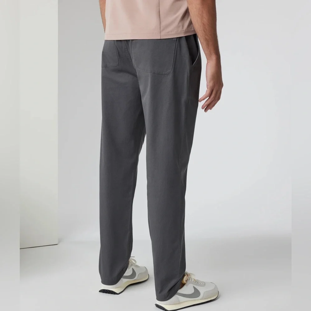 Vuori All Ways Elastic Waist Pant Grey Size M‎ Outdoor Athleisure Sporty Dressy